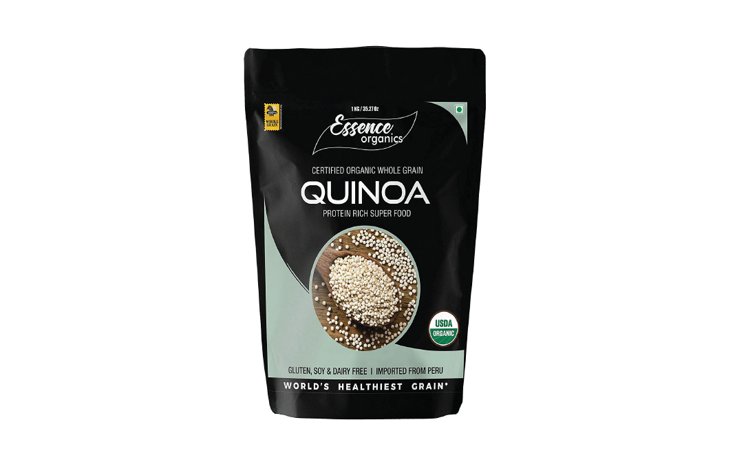 Essence Organics Certified Organic Whole Grain Quinoa   Pack  1 kilogram